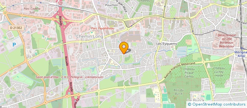 localisation de l'entreprise TOPP GARNIER  MERIGNAC