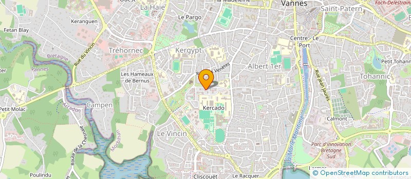 localisation de l'entreprise TOPRAK à VANNES