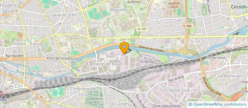 localisation de l'entreprise TOPSELL RECRUTEMENT  RENNES