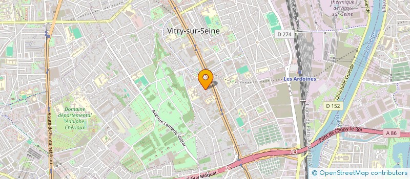 localisation de l'entreprise TOPSPEED à VITRY-SUR-SEINE