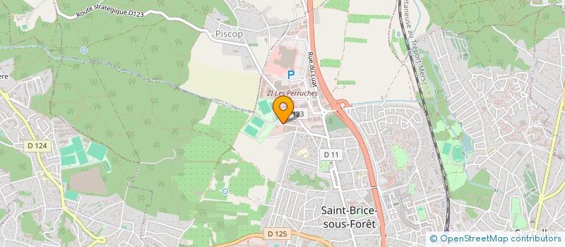 localisation de l'entreprise TOPSTORE à SAINT-BRICE-SOUS-FORET