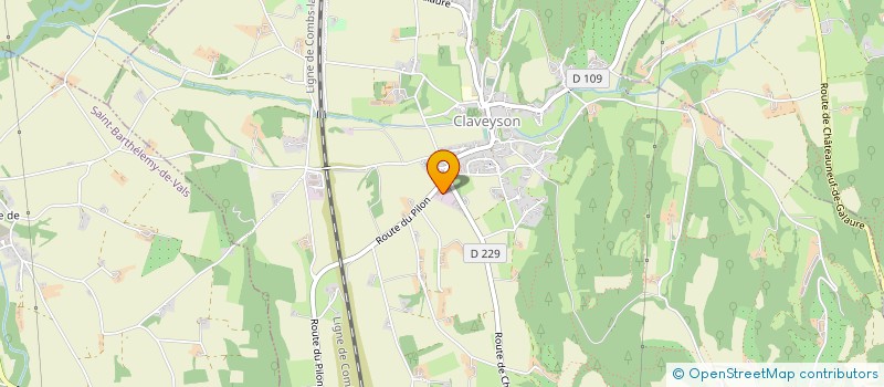 localisation de l'entreprise TOPTEX CUBE  CLAVEYSON