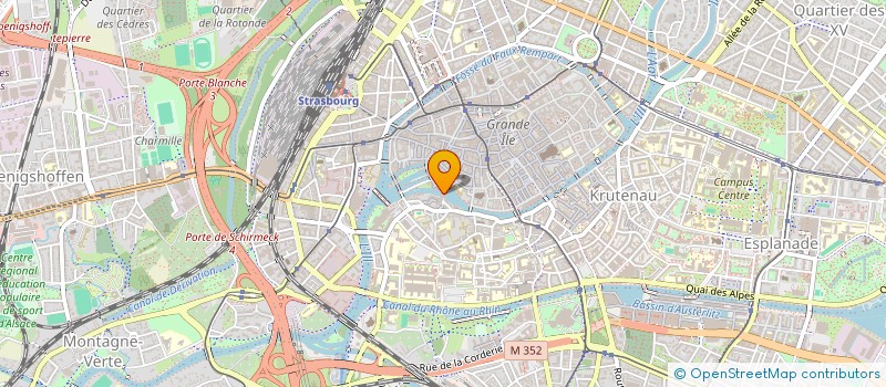 localisation de l'entreprise TOPTEX DECO à STRASBOURG
