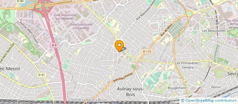 localisation de l'entreprise TOPVAR à AULNAY-SOUS-BOIS