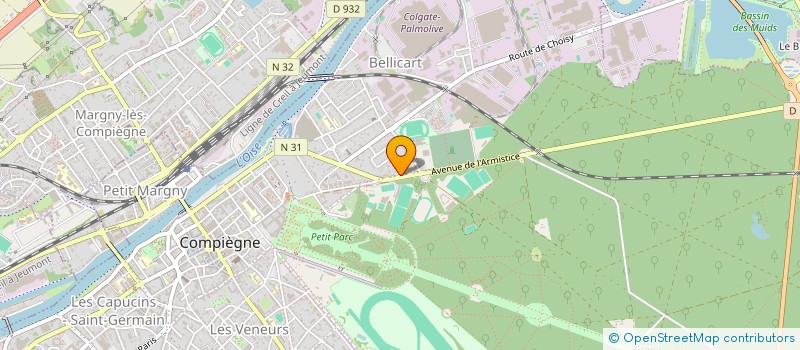 localisation de l'entreprise TOQ' & BOT' COMPIEGNE  COMPIEGNE