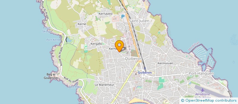 localisation de l'entreprise TOQUE EN SCENE à QUIBERON