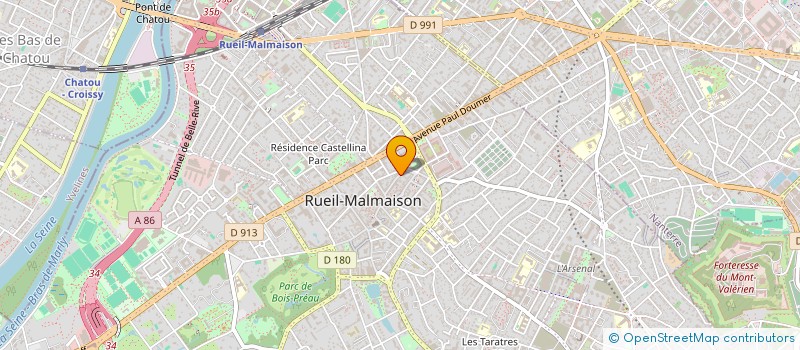 localisation de l'entreprise TOQUE ET SAVEURS à RUEIL-MALMAISON