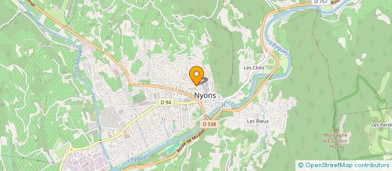 localisation de l'entreprise TOQUE TOQUE à NYONS