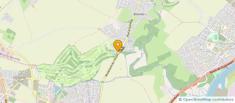 localisation de l'entreprise TOQUES D'EPICES  BIEVILLE-BEUVILLE