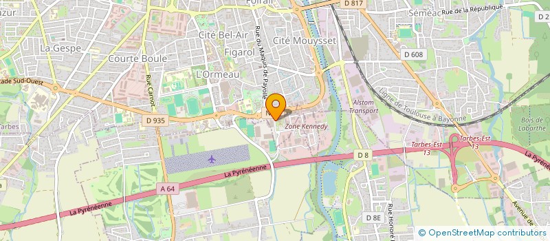 localisation de l'entreprise TOQUES ET SAVEURS EN BIGORRE  TARBES
