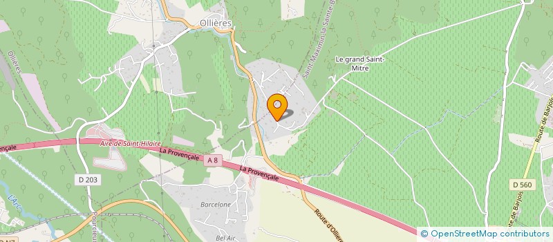 localisation de l'entreprise TOQUES II à SAINT-MAXIMIN-LA-SAINTE-BAUME