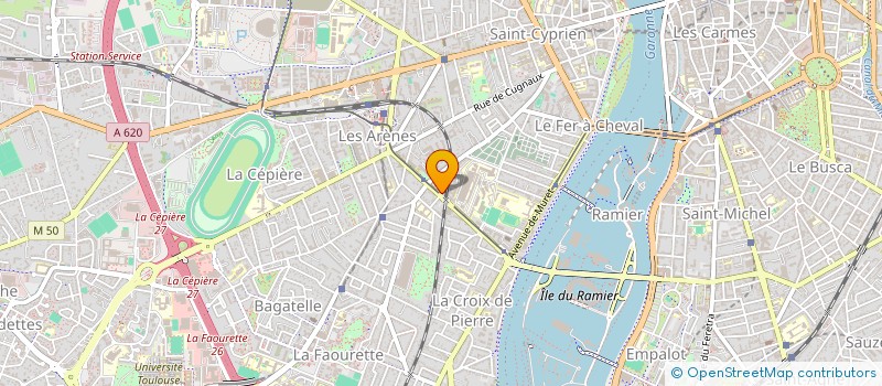 localisation de l'entreprise TOQUET BERNARD à TOULOUSE