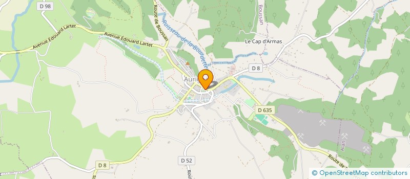 localisation de l'entreprise TOQUETBERET  CASSAGNABERE-TOURNAS