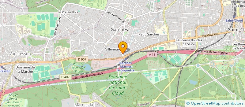 localisation de l'entreprise TOR à GARCHES