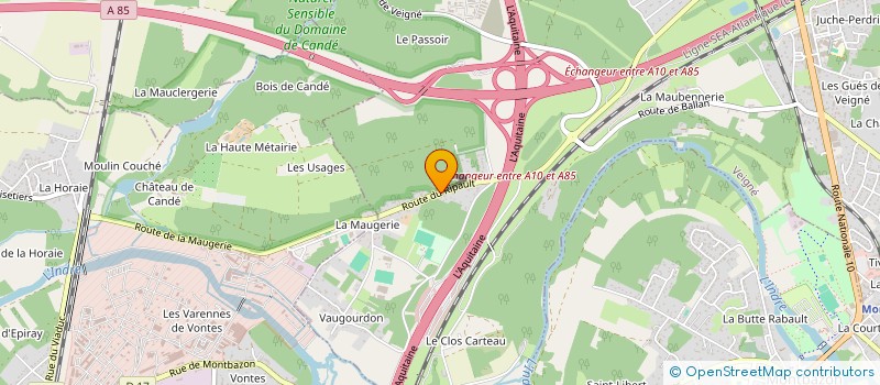 localisation de l'entreprise TOR à VEIGNE