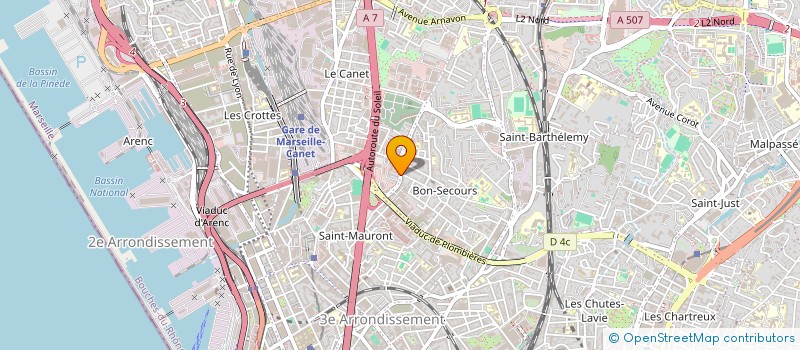 localisation de l'entreprise TORAN INVESTISSEMENT GP  MARSEILLE