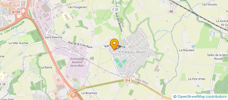 localisation de l'entreprise TORANE à SAINT-MALO