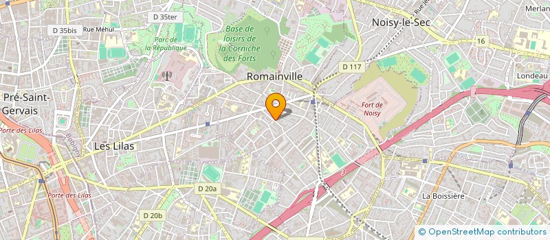 localisation de l'entreprise TORANJA PULP à ROMAINVILLE