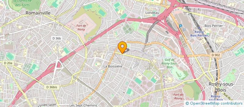 localisation de l'entreprise TORATH HAIM LA BOISSIERE à MONTREUIL