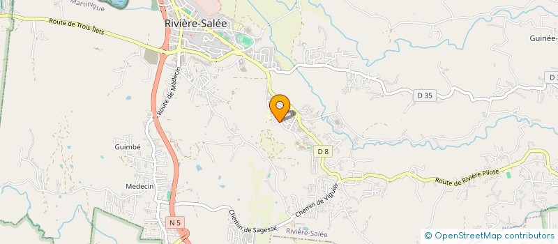 localisation de l'entreprise TORAY DOUBOUT  RIVIERE SALEE