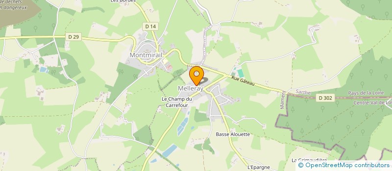 localisation de l'entreprise TORB-IMMO  MELLERAY