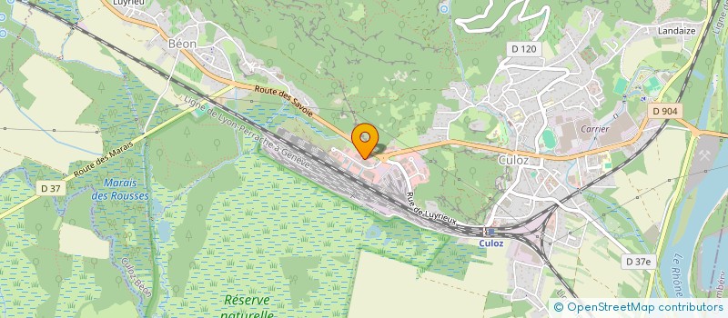 localisation de l'entreprise TORCELLO  CULOZ-BEON