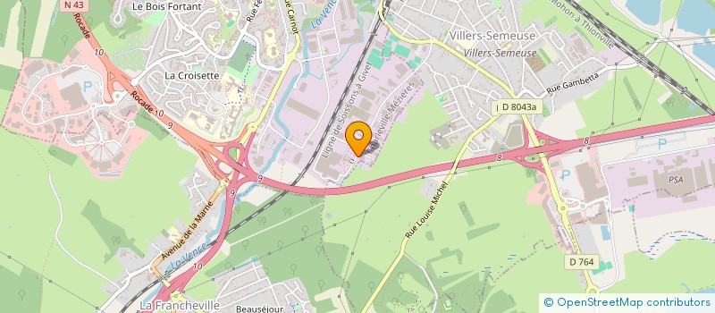 localisation de l'entreprise TORCHET CUISISNES  CHARLEVILLE-MEZIERES