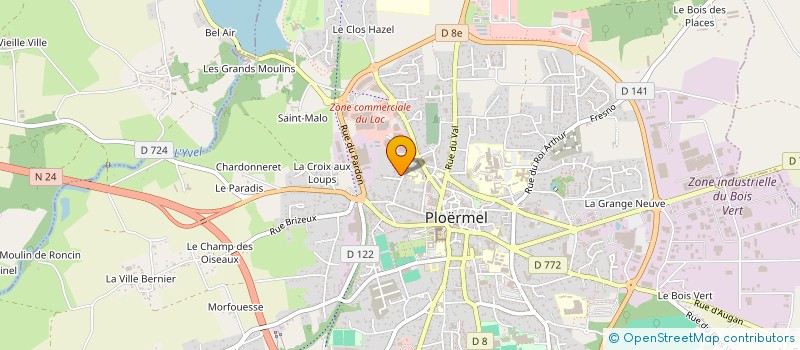 localisation de l'entreprise TORCOLETTI IMMOBILIER  PLOERMEL
