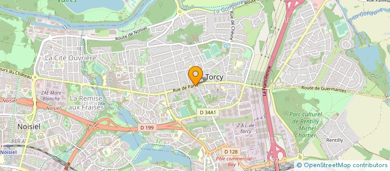 localisation de l'entreprise TORCY ELECTRO INJECTION à TORCY