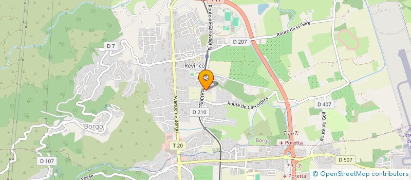 localisation de l'entreprise TORDELLI TRANSPORTS à BORGO
