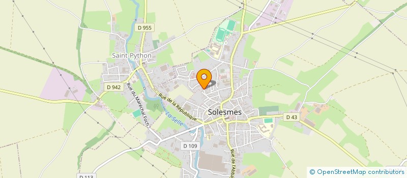 localisation de l'entreprise TORDOIR IMMO à SOLESMES