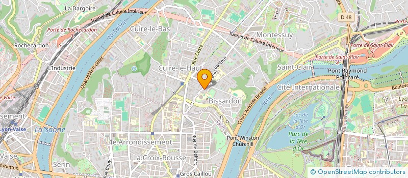 localisation de l'entreprise TORE  CALUIRE-ET-CUIRE