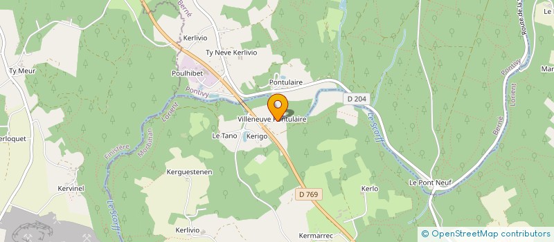 localisation de l'entreprise TOREA FILMS  PLOUAY