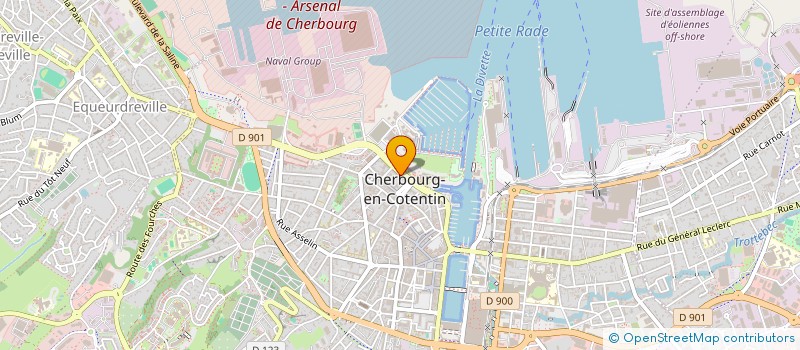 localisation de l'entreprise TOREADOR à CHERBOURG-EN-COTENTIN