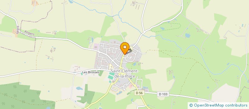 localisation de l'entreprise TORENIGA à BECON-LES-GRANITS