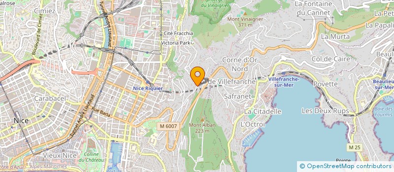 localisation de l'entreprise TORI à NICE