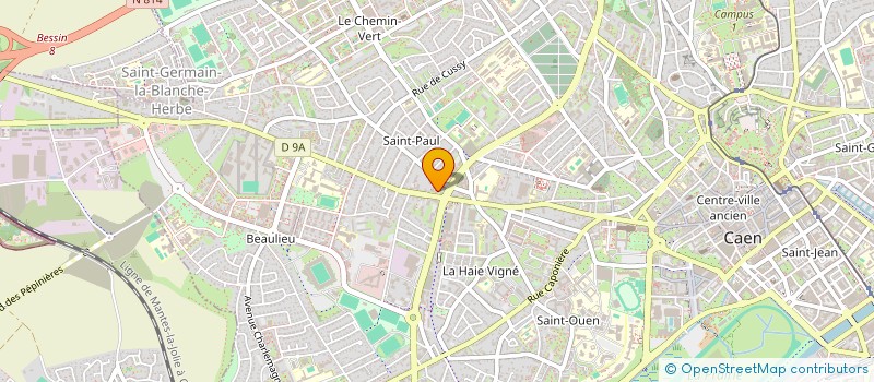 localisation de l'entreprise TORI à CAEN