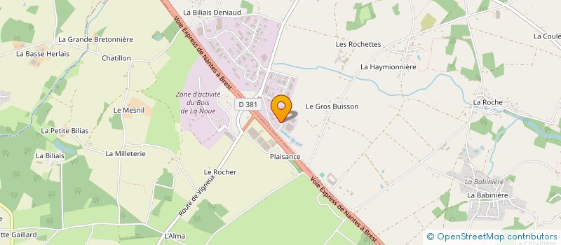 localisation de l'entreprise TORI IMMO à VIGNEUX-DE-BRETAGNE