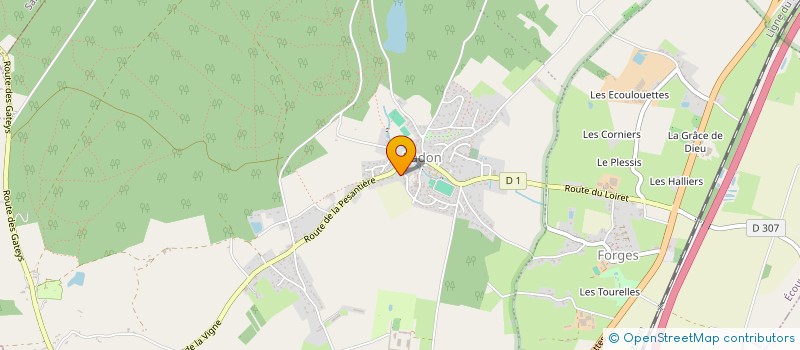 localisation de l'entreprise TORIANA INVESTISSEMENTS à ECOUVES