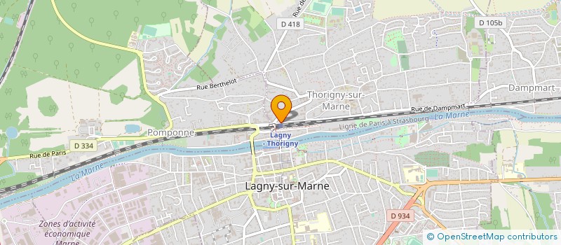 localisation de l'entreprise TORIDIS à THORIGNY-SUR-MARNE