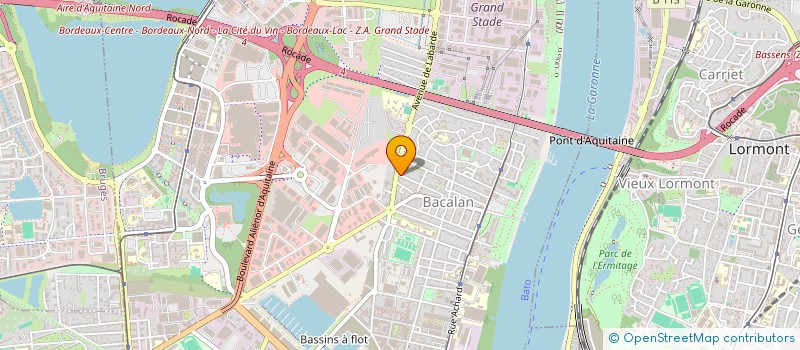 localisation de l'entreprise TORIKI  BORDEAUX