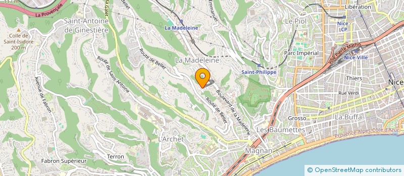 localisation de l'entreprise TORINO  NICE