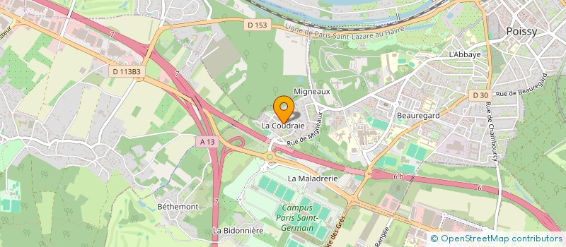 localisation de l'entreprise TORISHIELD  POISSY