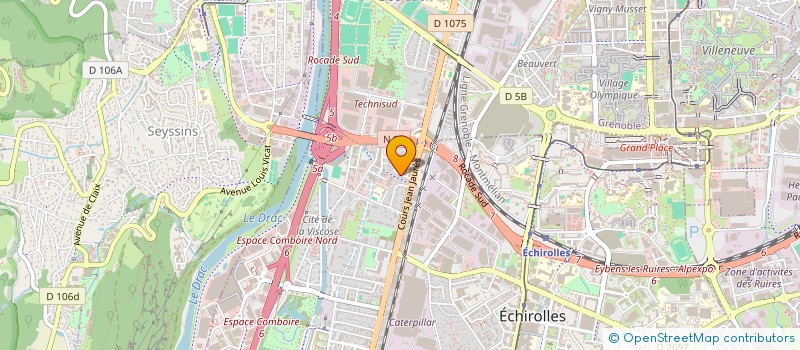 localisation de l'entreprise TORIVAKI MUSIQUES DU MONDE  ECHIROLLES