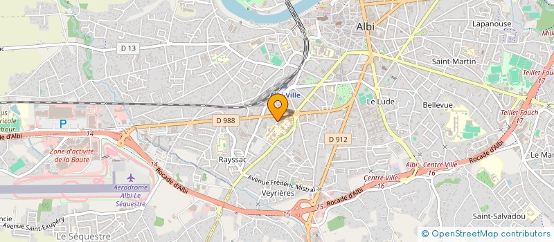 localisation de l'entreprise TORK à ALBI