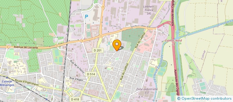 localisation de l'entreprise TORMIS  COLMAR