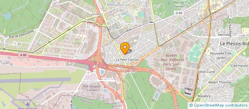 localisation de l'entreprise TORNADE MESURE à CLAMART