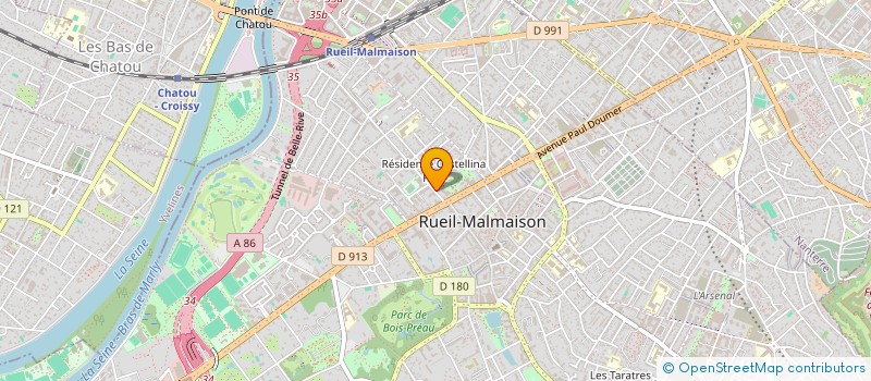 localisation de l'entreprise TORNADO 1 à RUEIL-MALMAISON