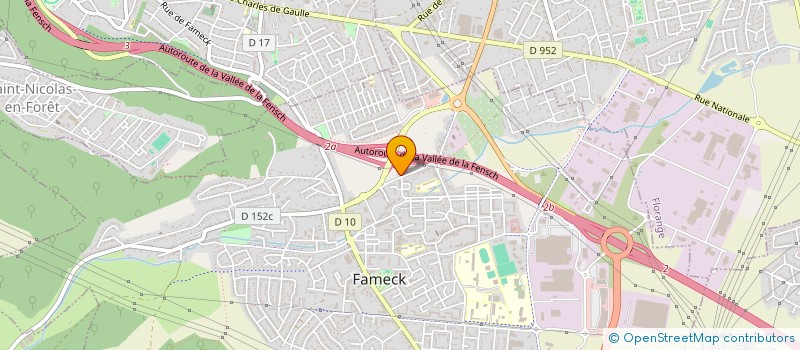 localisation de l'entreprise TORNADO 57  FAMECK