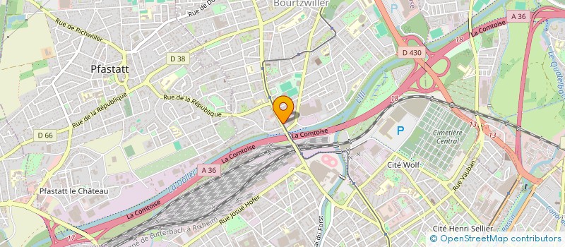 localisation de l'entreprise TORNOS K'MX à MULHOUSE